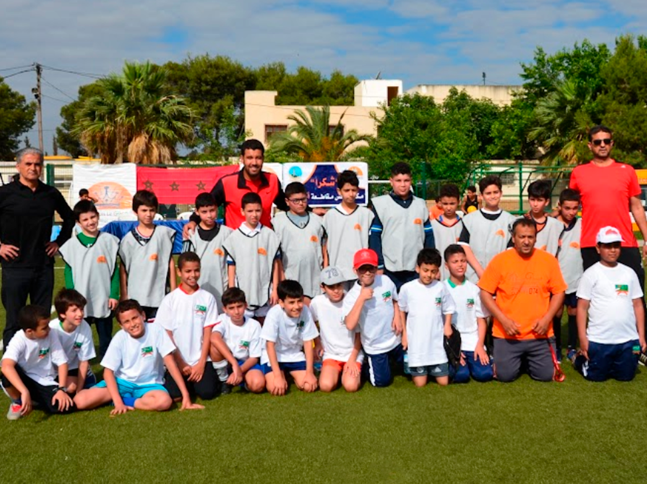 Match de football scolaire