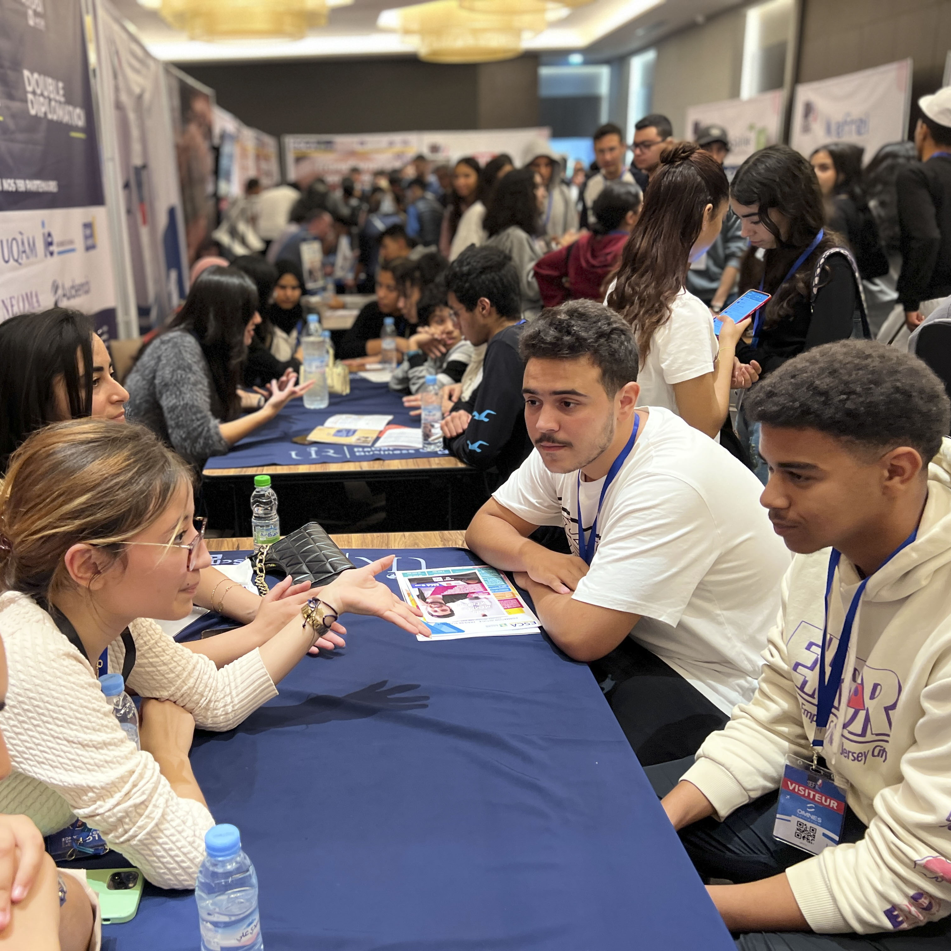 Élèves en séance d’orientation