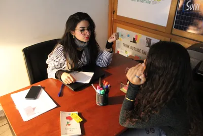 Séance de conseil avec un psychologue scolaire